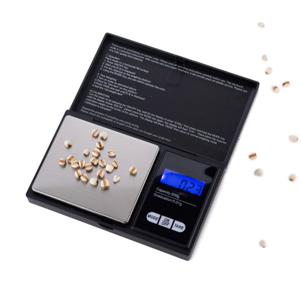 100g * 0.01g Mini LCD Électronique Numérique Balance de Poche Bijoux Or Diamant Pondération Balance Gram Poids Balances JL1765