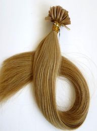100g 100 STANDS Pré-lié Nail U Tip Extensions Hair Hair Human Heuving 18 20 22 24inch M1822 Couleur Brésilienne Hair Hair Top Quality8631872
