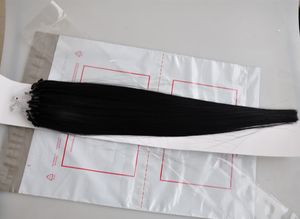 100g lot micro ring loop human hair extensions braziliaanse rechte 100 strengen 1 natuurlijke kleur 613 blond gratis verzending