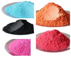 100g mélangé 5 couleurs en option poudre nacrée Pigment voiture peinture vernis à ongles Mica ongles paillettes perle poudre colorant savon Pigment2952530