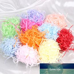 100G Multi Color Fashion Craft Shredded Crinkle Paper Raffia Present / Candy Box / Geschenkdoos Vulling Material Party Decoration