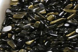 100g Natural Original Gold Sheen Obsidian Crystal Quartz Stone Rock Rock Chups Energy Healing Stone Aquarium Aquarium Fish Tank Decor Di6910515