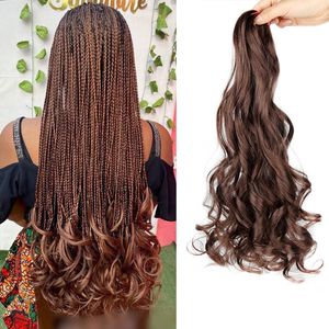 100 g/pack losse body wave pony -stijl haar spiraal kruid kruidhaak vlechthaar Franse krullen synthetische haarextensies krullend vlechten haar