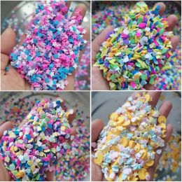 100g Slime Star Moon Cloud Cloud Clays Mixed Polymer Clay Slices Proches