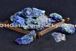 100g Small irrégulier naturel bleu brut azurite géode gemme pierre de pierre de pierre de pierre de pierre de pierre de pierre malachite en pierre cristalline spécimen minéral rugueux azurite dru1830163