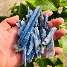 100g Al por mayor Precious Natural Natural Kyanite Crystal Muestra Stone Raw Blue Calcita Chip para Reiki Healing