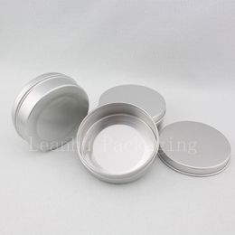 Contenedor de crema de aluminio vacío de 100 g x 20, frasco de enlatado de metal, botella de crema de cuidado de la piel cosmética de 100 ml, olla de almacenamiento de estaño