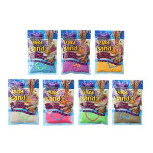 100gBag Magic Dynamic Sand Toys Clay Super Colored Soft Space Play Sand Antiestrés Suministros Juguetes educativos para niños