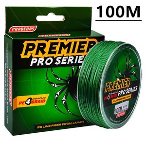 100Meters1box 5 lignes de pêche en couleur 4 tissages de tresse disponibles 6 lb100lb27kg453kg pesca pesca pêche accessoire8055936