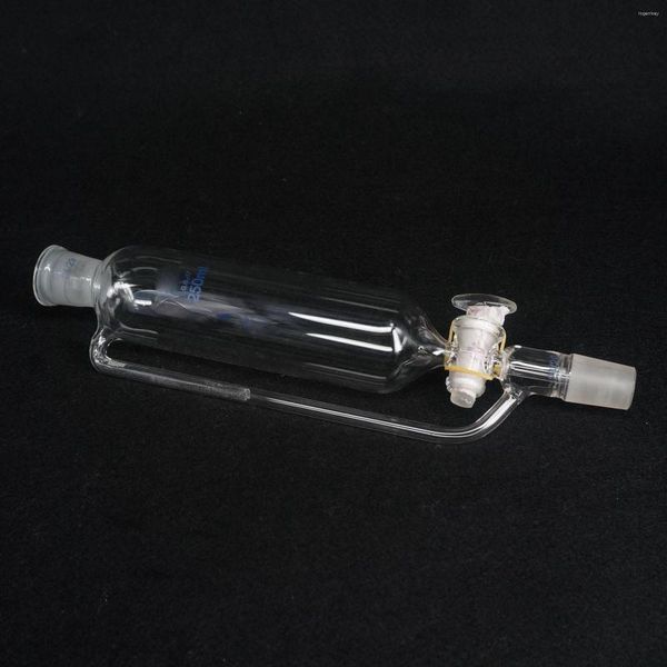 100ml 250ml 19/26 24/29 Conjunto de vidrio de borosilicato Laboratorio Presión de ecualización Gota Embudo Columna Llave de paso