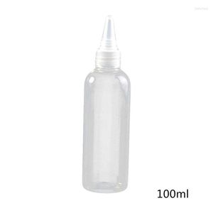 100 ml/3,5 oz plastic squeeze fles Squeezable Dispensing vloeibare druppeldlessen reizen lege containers voor sauslotion