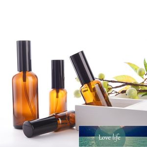 100ml Amber glazen spray fles hervulbare kleine gieter draagbare make-up toner parfum fles containers fabriek prijs expert ontwerp kwaliteit nieuwste stijl