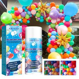 100ml globo brillante spray brillante anti -desvanecimiento de la decoración de la decoración atmósfera del balón de brillo de glosos iluminadores pa x6d4 231220