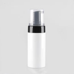 100 ml cosmetische gezicht reiniging wascrème plastic huisdier schuim fles vloeibare zeep schuimende pomp navulbare flessen voor reizen 100pcs