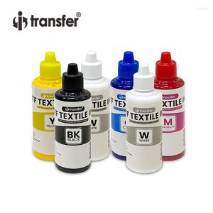 100 ml DTF Inkt Set 6 Flessen Inkjet Printer Textiel Afdrukken Direct Transfer Film Hoge Kwaliteit Inkt Warmte