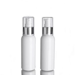 100 ml vide en plastique blanc atomiseur flacon pulvérisateur lotion pompe bouteille voyage taille récipient cosmétique pour parfum huile essentielle peau toners Msbw