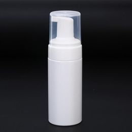 100 ml schuim zeep lotion pomp plastic witte fles met dispenser douchegel zeep plastic lege fles schuimende pompflessen voor Make-up LX1689