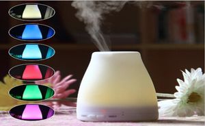 100 ml oliediffuser Aroma Cool Mist-luchtbevochtiger met instelbare mistmodus Waterloze automatische uitschakeling en 7 kleuren LED-verlichting Changin1884577