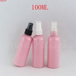 Bouteille en plastique rose de 100 ML avec pompe de pulvérisation 100CC emballage d'eau de récipient cosmétique vide 50 PC Lot haute quity272x