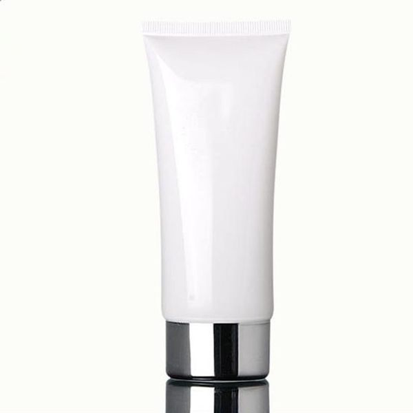 100 ML Squeeze Bouteille Tuyau Souple En Plastique Récipient Cosmétique Vide Nettoyant Pour Le Visage Emballage Tube De Crème Pour Les Mains