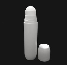 Bouteilles à roulettes en plastique blanc de 100 ml, bouteilles de déodorant, 34Oz, vides, rechargeables, pour huiles essentielles, parfum, Cos2473138