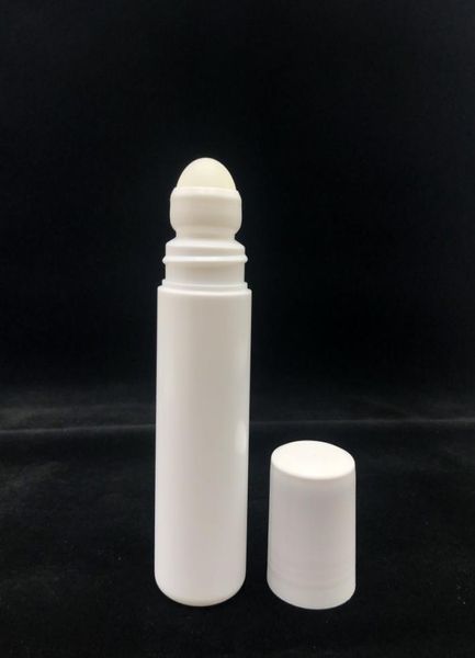 Bouteille en plastique en rouleau blanc de 100ml, bouteilles à roulettes vides, bouteille à bille de 100cc, déodorant, parfum, Lotion, conteneur léger 5000880