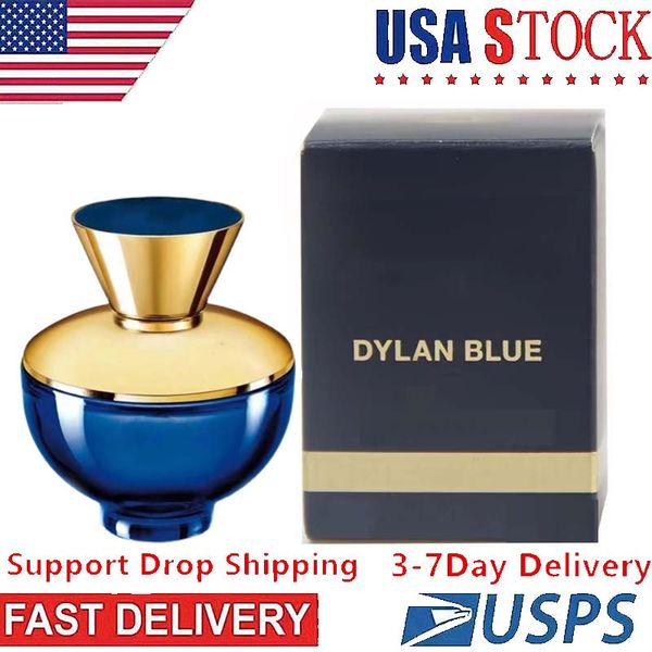 100 ml Femmes Cologne Parfume pour les femmes Encens Designer Perfume Spary Dylan Blue pour femme