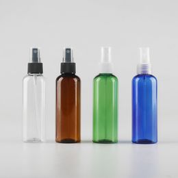 100ml x 100 spray lege flessen voor parfums, 100cc Pet Clear Container met spuitpomp fijne mist fles cosmetische verpakking