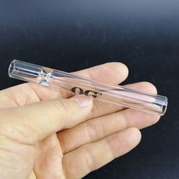 4 pulgadas de copa de un bateador Cadena de vidrio 100 mm Piece de vapor de vapor OG Glass Vipas de un bateador Cadro de cigarrillo transparente en caldo