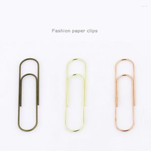 100mm Super Grote Paperclip Galvaniseren Imitatie Goud Rose Brons Multifunctionele Briefpapier Bladwijzer Shool Stationair