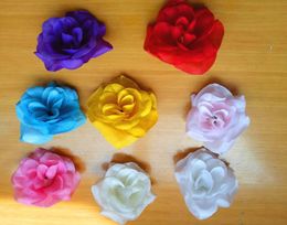 100P Rayon Camellia Rose Fake Peony Flower Head 7-8 cm voor bruiloftsfeest huisdecoratie bloem