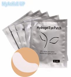 100Pairslot Hydrogel Pads Eyelashes Patches Herramientas de maquillaje Herramientas de extensión de pestañas Herramientas cosméticas4561122