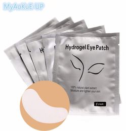 Coussinets pour les yeux Hydrogel, 100 paires, patchs pour cils, outils de maquillage, Extension de cils, outils cosmétiques, 8962951
