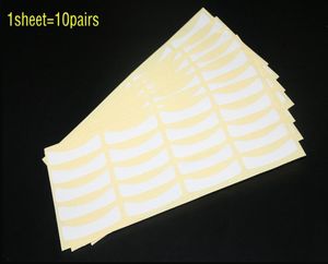 100pairsset Hele Papieren Patches Wimper Onder De Ogen Pads Lash Wimper Verlenging Papier Patches Eye Tips Sticker Wraps1069129
