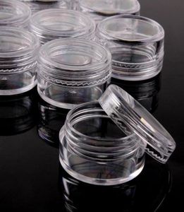 100pc 235g Muestra de crema transparente Jar de crema mini contenedores de botellas cosméticas Pot transparente para artes de uñas Pequeño lata de estaño para 6473317