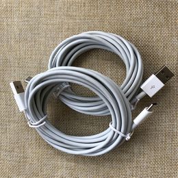 100 stc/partij hoge snelheid USB-C-kabels 3m 10ft snel lading type-c kabels oplader voor Huawei Xiaomi Galaxy S8 S9 S10 Opmerking 9 Universele gegevenslaadadapter