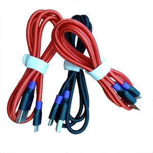 100 pzas/lote Cable de carga rápida USB tipo C 3 paquetes 5A código de carga segura de PVC para Samsung Galaxy Note 20 10 9 8 S8 S9 S10 10