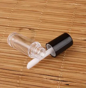 100 stcs 0,8 ml Exquisiet Mini Lege Clear Lip Gloss Tube Plastic lippenbalsemfles Travel Refilleerbare lippenstiftmonstercontainer