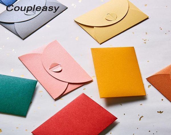 100pcs 11 couleurs enveloppes vintage en enveloppes de papier kraft enveloppes de mariage enveloppe de style européen 7x105cm15756365