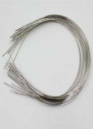 100 stcs 12 mm roestvrijstalen hoofdband draag de kralen Haarband Haarkleding Basis Setting No Tands Diy Hair Accessories1962335