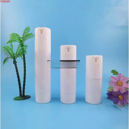 100 pièces 15 ml/30 ml/50 ml pompe sans air vide gommage bouteille articles de toilette conteneur rechargeable en plastique distributeur voyage en gros