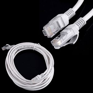 100 stks 1m / 2m / 3m / 5m RJ45 naar RJ45 LAN CAT5 KABEL ETHERNET PATCH LINK NETWERK LAN CABEL WHITE DHL GRATIS