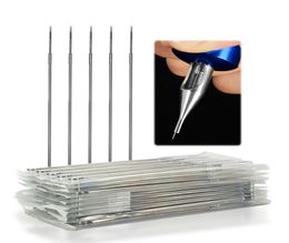 100 pièces 1RL carte de maquillage permanente aiguilles de tatouage pour sourcil lèvre Eyeliner Machine de tatouage cosmétique jetable stérilisé Professiona5067035