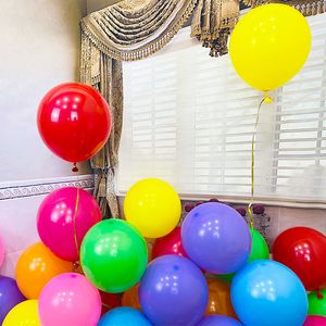 100 Uds. Globo mate de 2,2g decoración de Sala de bodas globo de látex suministros para arreglos de fiesta de cumpleaños globos