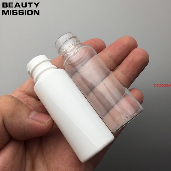 100 Uds 20ml botella de bomba de pulverización transparente botella de embalaje farmacéutico, contenedor de rociador de niebla de Perfume vacío de 20cc, botella cosmética buena calidad