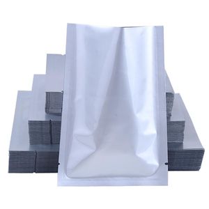 100pcs 20Silk Pure Feuille d'aluminium Pure Sac plate Packaging Sac à aspirateur Protégez-le de la lumière