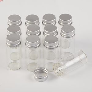 100pcs 22x50 mm 10ml Aluminium Bouchon À Vis Bouteilles En Verre Voyage Commodité Vide Rechargeable Flacons Cosmétiques Souhaitant Étoiles Bouteillesbonne quantité