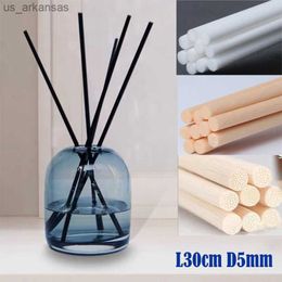 100pcs 30cmx5mm fibre rotin bâtons huile essentielle roseau diffuseur bâtons aromatiques bâtons pour parfum maison désodorisant L230523