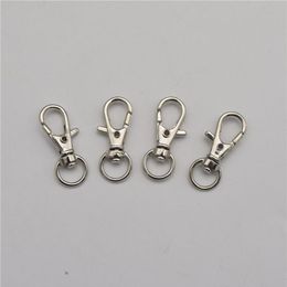 100 Stücke 32mm Karabinerverschluss Metallverbinder Schmuck Drehverschlüsse Schlüsselanhänger Teile Tasche Zubehör Diy Schmuck Machen Accessories243P