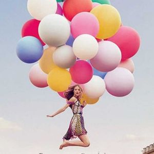 100 stcs 36inch Gigantische roze ballon rond latex ballonnen bruiloftdecoratie opblaasbare heliumbal verjaardag ballonnen